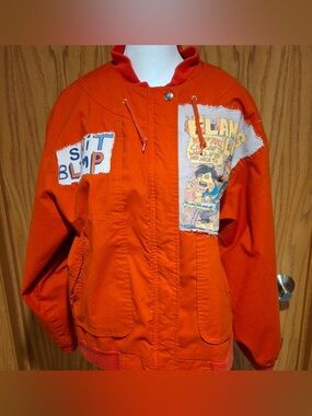Vintage Flaming Lips Patchwork Bomber